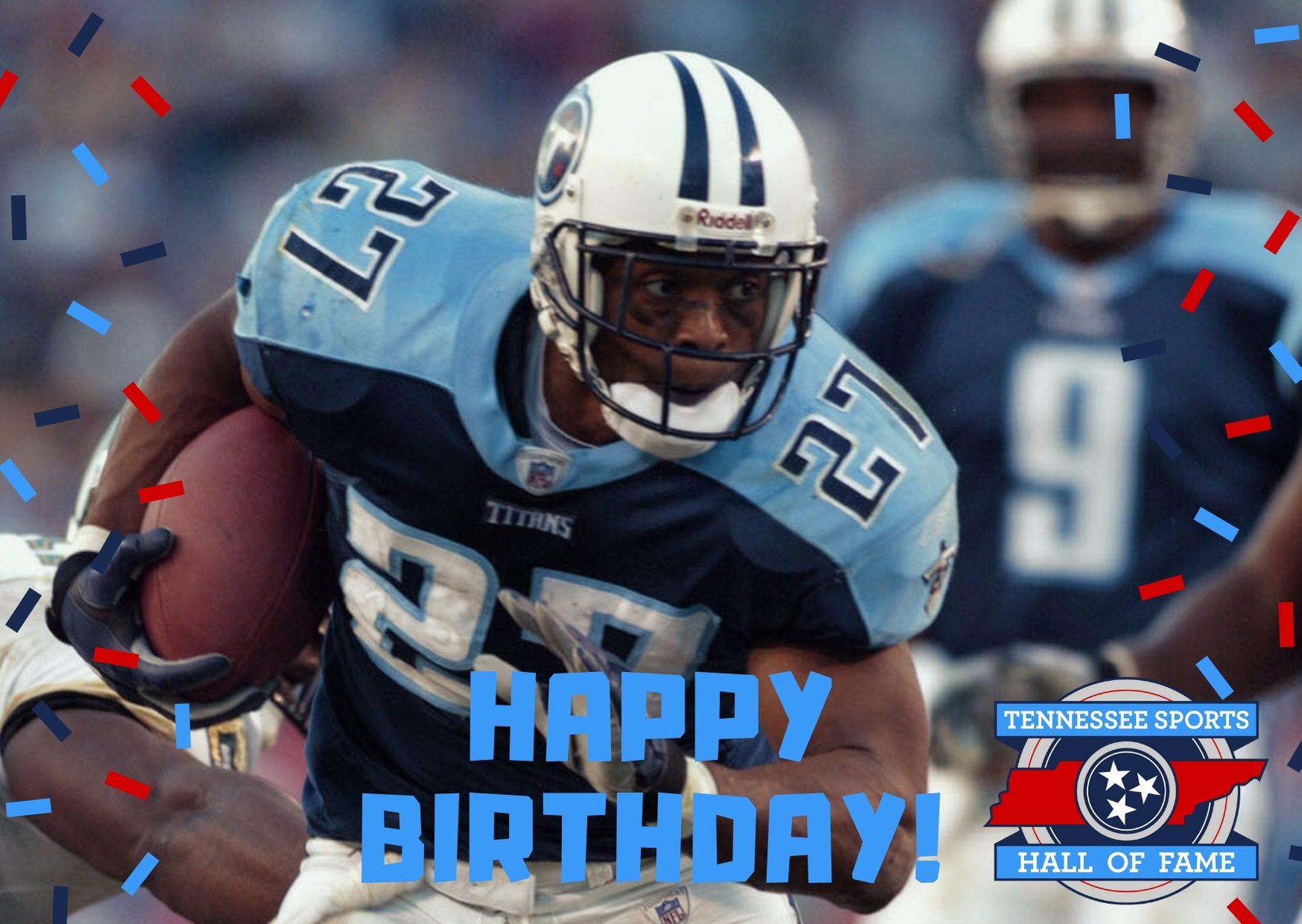 Happy birthday to Tennessee Sports Hall of Famer Eddie George 