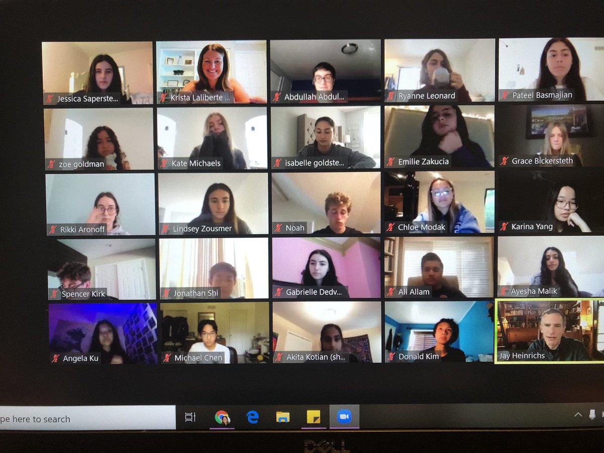 KRLaliberte's tweet photo. Thank you to @JayHeinrichs for joining my AP Lang & Comp classes to discuss #ThankYouForArguing! I am so proud of the outstanding questions my students asked and the engaging conversations we were able to have. @CHollerith @bhschools @bhswatson @BHBlackHawks @PaulPkolin https://t.co/pMKRzrW9Oo