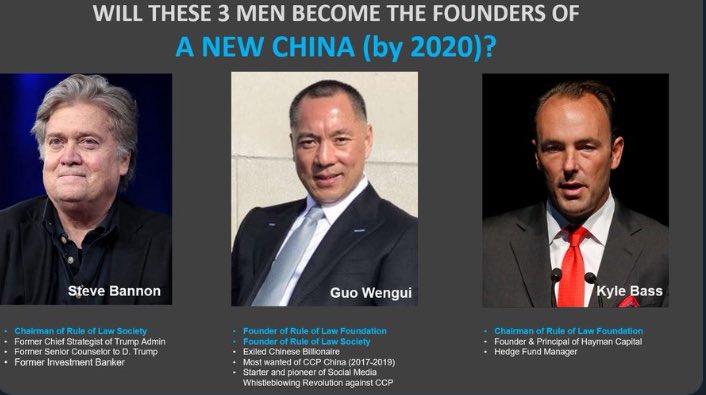 MischaEDM's tweet photo. @liminhuaguang58 @wenying333 @PercyFookes @takeallmyeffort @zanmeifuchouzhe @Sasha_Gong @huanghebian @FBI #counterterriorism
We have reported months ago the development of this syndicate, involving in intelligence, financial and economical , political crimes.
Americans involved
#SteveBannon
#KyleBass
#BillGertz
#LiHong Wei LaFrenz
All others are Chinese nationals. https://t.co/acu7yPoBKK