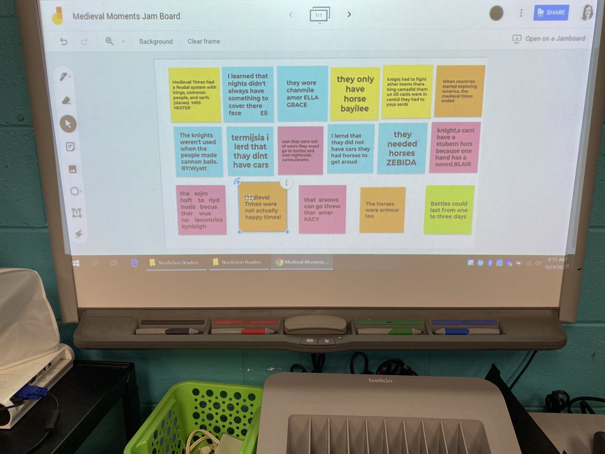MckaylaHester's tweet photo. Life in the Medieval Times wasn’t all magic and fairytales.  Here are some facts we learned about the reality of the Middle Ages after reading this week’s nonfiction text, Medieval Moments. #vnes @GoogleForEdu @Shelbyedk12alus https://t.co/ELWbhvJZRY