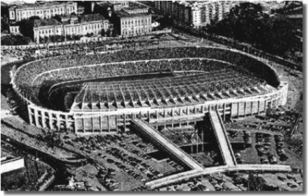 StadiumJourney's tweet photo. On this day in sports history, Camp Nou (said to be one of football's greatest venues) opened in 1957. It is the home of @FCBarcelona. https://t.co/l8awn4TLTH