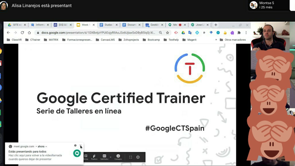 LlapisPunter's tweet photo. Nuevos retos! #aulaconectada #googleCTSpain @Google @GoogleForEdu @GEGSpain @GlobalGEG https://t.co/5kkxb3Rgf6 https://t.co/jm7SiRfJLv