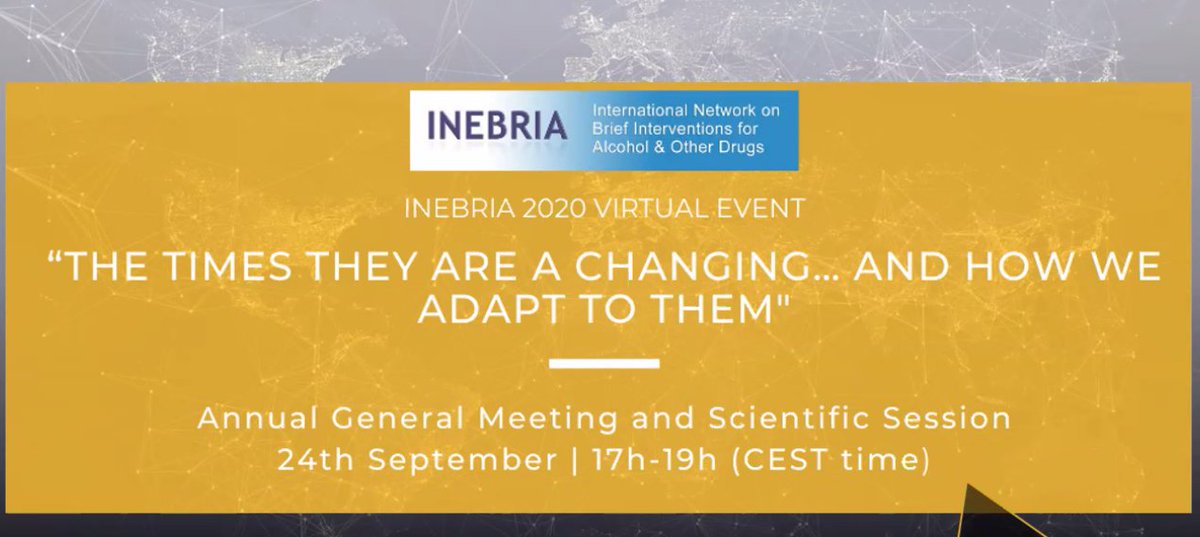 Very thoughtful presentations and discussions on the changes in alcohol use and challenges on using eHealth interventions during COVID pandemic <a href="/INEBRIA_Net/">INEBRIA_Net</a> 2020 Virtual Meeting #inebria2020