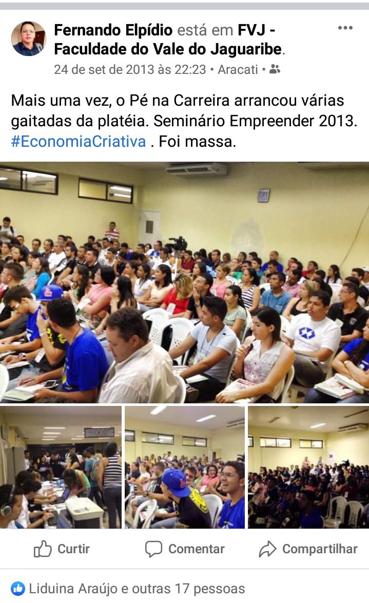 fernandoelpidio's tweet image. Dia de #TBT 
Dia de lembrar minhas andanças pelo interior do Ceará palestrando sobre esporte, turismo e cultura.
 #ÓoMêi