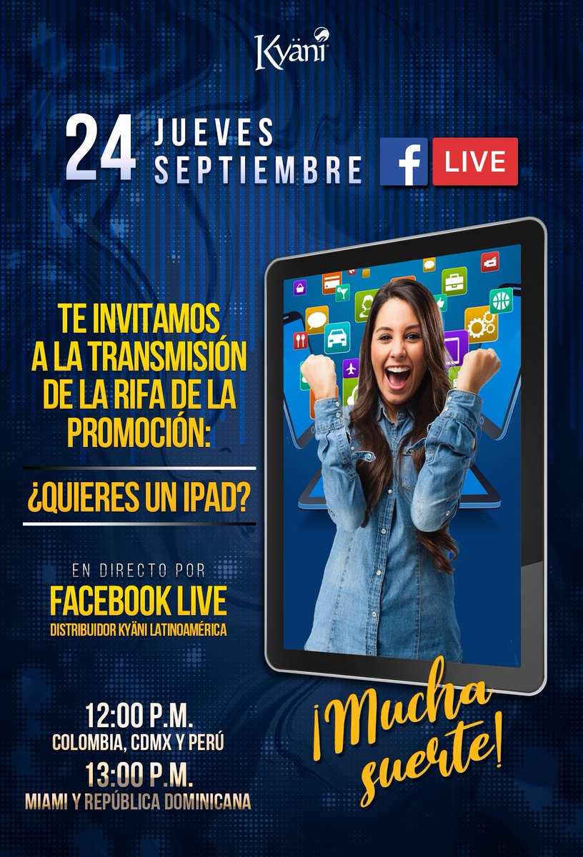 En unos minutos, te esperamos para que #CrezcamosJuntos