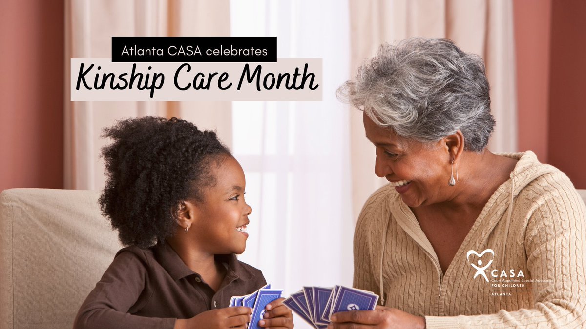 ATLCASA's tweet photo. September is also #KinshipCareMonth! Hats off & our love to all the relatives who have made room in their homes and hearts for children in need. #YesWeKin https://t.co/89LXY9otCA
