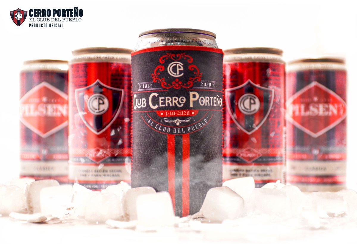 CCP1912oficial's tweet photo. Una cerveza voy a tomar, de la cabeza yo quiero estar 🍻

Este aniversario los celebramos a la distancia y llenando el Paraguay con los colores más hermosos del mundo 😍

Encontrá este Portalatas y más productos exclusivos en el Kit Aniversario 🤩

#ElPaísSeTiñeDeAzulgrana 💙❤️ https://t.co/9b82FQ6sqm