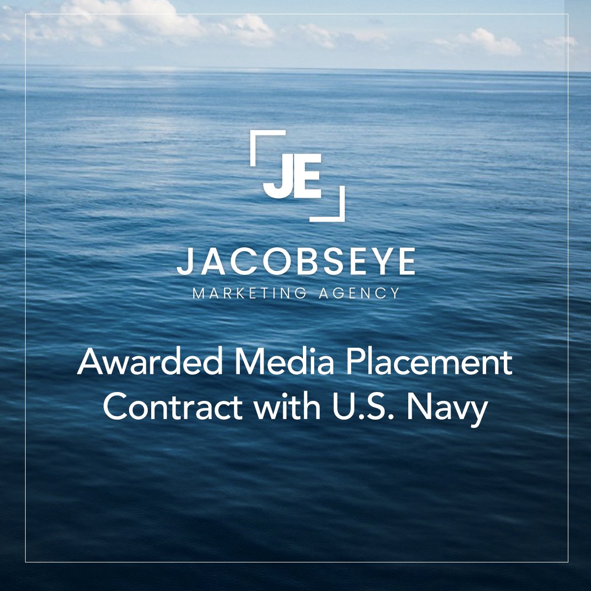 Another win! JacobsEye announced today it has been awarded a contract with the Naval Surface Warfare Center Philadelphia Division (NSWCPD).  Under the contract, JacobsEye will be responsible for media placement to support the Division’s recruitment efforts. #navyrecruiter