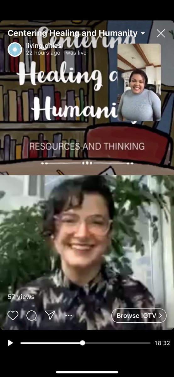 🔌 Zine making, interrupting violence and ending white supremacy culture. ▶️Watch the replay of our IG Live discussion on #healingjustice with <a href="/niceworkcarmen/">Carmen</a>, <a href="/fi0mar/">fi_o</a> &amp; <a href="/alyssasmaldino/">Alyssa Smaldino</a>. instagram.com/tv/CFfX4_ZKreK… #healingin2020