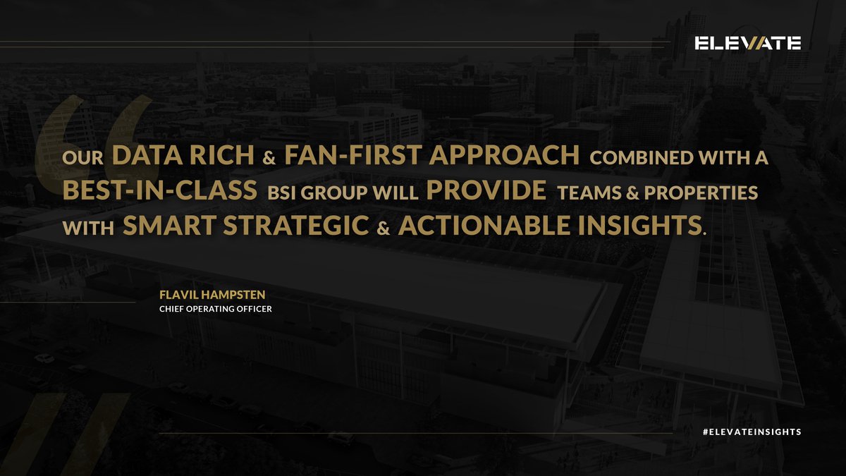 oneelevate_'s tweet image. Elevate Sports Ventures unveils analytics driven 'Insights' vertical.  Offerings include feasibility studies, market and competitive analysis, ticket and sponsorship pricing strategies and more. 

Learn more 👀 ow.ly/VUkh50BAla9