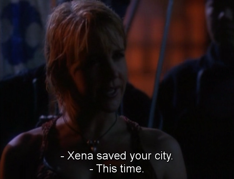 XenaWatch's tweet image. And here's where it all went wrong.  The villagers were attacking Xena while trying to return Akemi's ashes (drunk) and she spite fire and burned down a village of 40k?  Is Xena suddenly the god of fire?  Who even thought of this? 

#XenaMarathon 
#XenaRevival