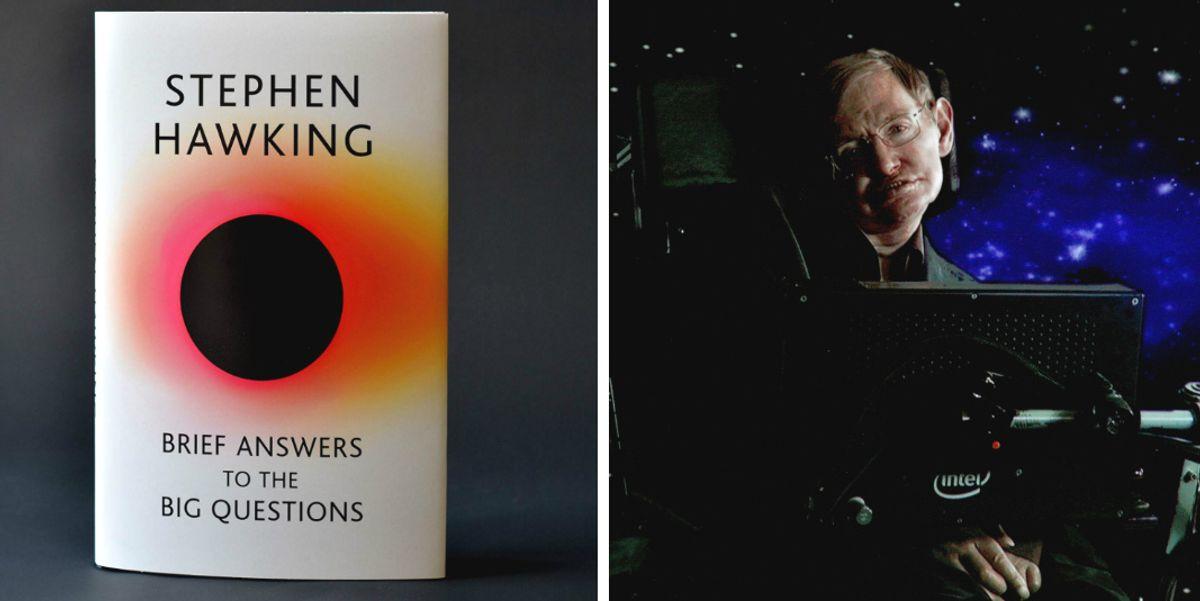 bigthink's tweet photo. "There is no God. No one directs the universe." Stephen Hawking addresses 10 big questions in his final book: https://t.co/8Or1AWlQ32 https://t.co/aTHAn8mdvA