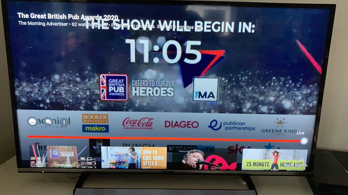 #PubAwards ready for the show to begin.