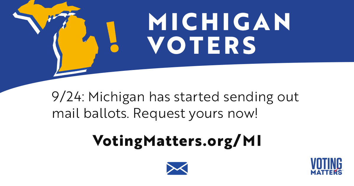 Progressive Turnout Project On Twitter Florida And Michigan Mail In Ballots Are Coming Your Way Starting Today Make Sure To Fill It Out Asap And Follow All The Instructions On Your Ballot So