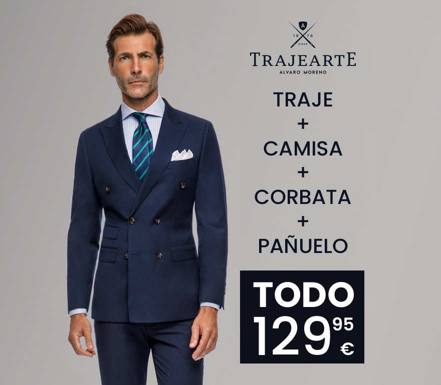 C.C.Ruta de la Plata on Twitter: por ALVARO MORENO y descubre sus últimas promociones! 😉👏🛍 👉 Conjunto #TrajeArte: Traje + Camisa + Corbata + Pañuelo TODO 129.95€ https://t.co/jMlSea5D2o" / Twitter