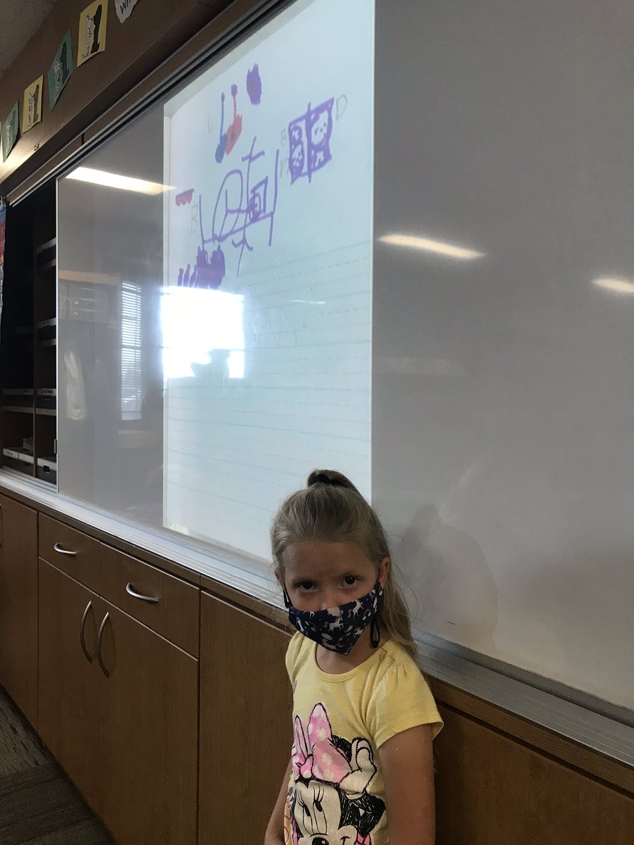 MrsWallenSES's tweet photo. I love seeing these kids progress as writers! They are so amazing. Check out these initial sounds for labels, sight words we know, and completing our thoughts with a period. I’m impressed! #writingtraits #lpselma https://t.co/TKVMlI6uhh
