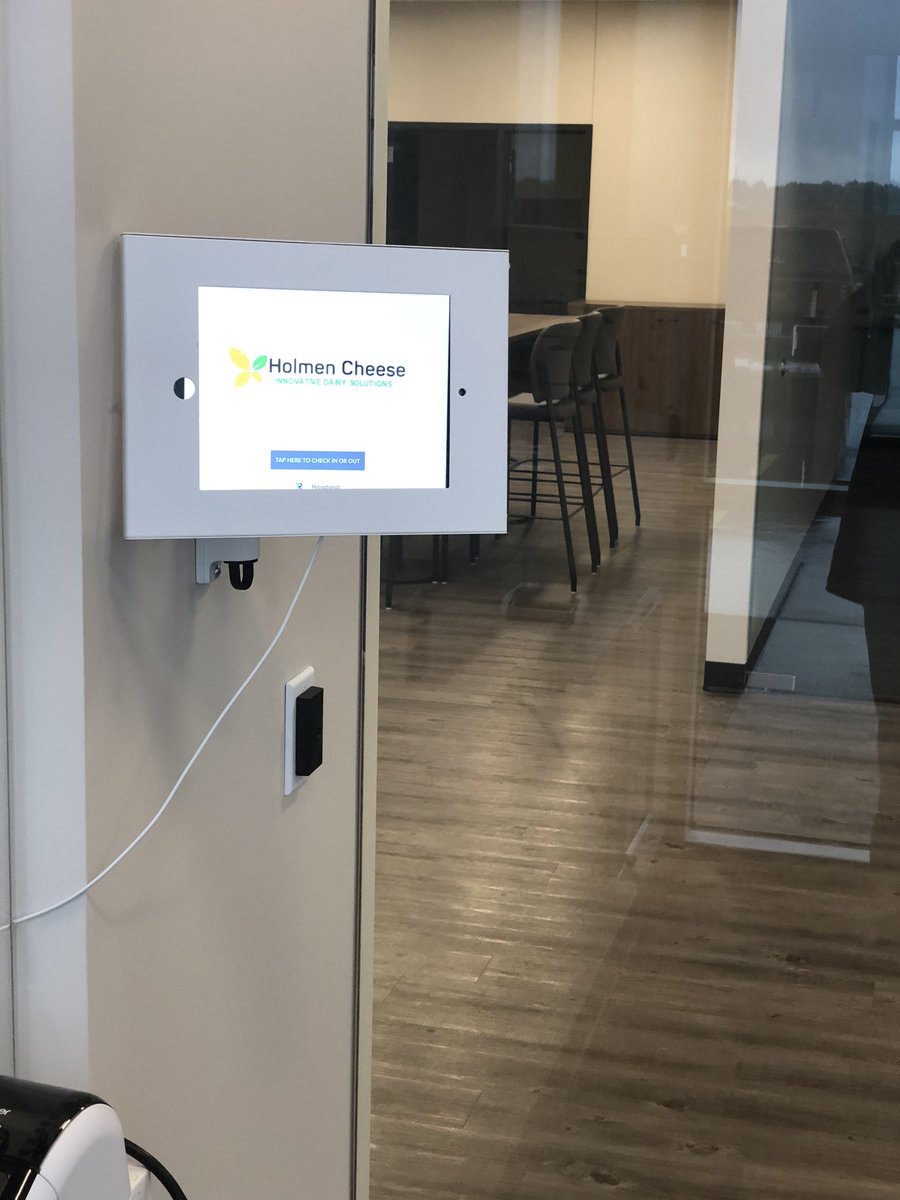 bringbkdropkick's tweet photo. Starting Holmen Cheese LLC from the ground up has been fun. Our receptionist has still yet to take a bathroom break!!! @receptionistapp has provided us a cost effective but professional way to handle our visitors!!!#TheReceptionist https://t.co/92RnuWrjZQ
