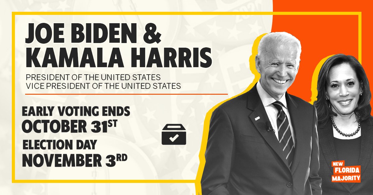 Joe Biden & Kamala HarrisAs President & Vice President,  @JoeBiden and  @KamalaHarris will carry out their promises to make  #college free & affordable for all & eliminate  #studentloan debt for millions of Americans. That is why we are proud to endorse them.