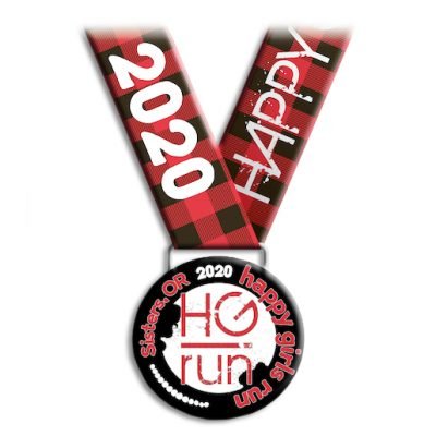 New in 2020 — You asked, we listened! This year, all Happy Girls Sisters 5K runners receive a custom-designed Happy Girls commemorative medal. 😃 We can't wait to see you all shine in this beauty!