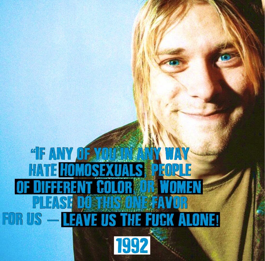OnDecember8th's tweet photo. Nirvana dropped “Nevermind” 29 years ago today. Here’s some quotes that show that Kurt was way ahead of his time. #BlackLivesMatter #BlacklivesStillMatter #ondecember8th #december8th #Nirvana https://t.co/k8sVkWSZFT