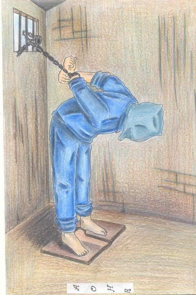 AyaIsleemEn's tweet photo. Techniques and methods of torture practiced by the Israeli occupation against Palestinian detainees. https://t.co/N4lJ9fgnsz