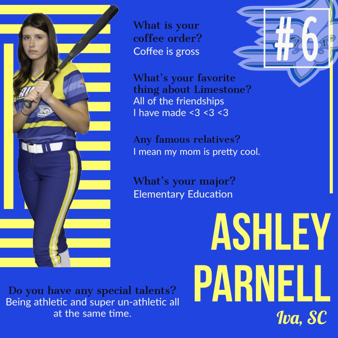 LimestoneSball's tweet photo. Our next returner to re-introduce to you is Ashley Parnell! 🥎🥳🎊 https://t.co/fAQH4718LS