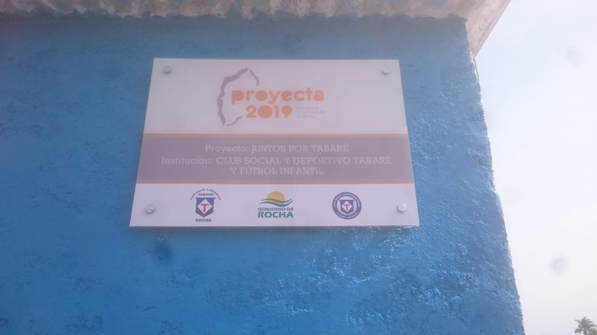 GobiernoRocha's tweet photo. #Proyecta2019
Todo listo para la inauguración en #Tabare https://t.co/efzHS5Xx07