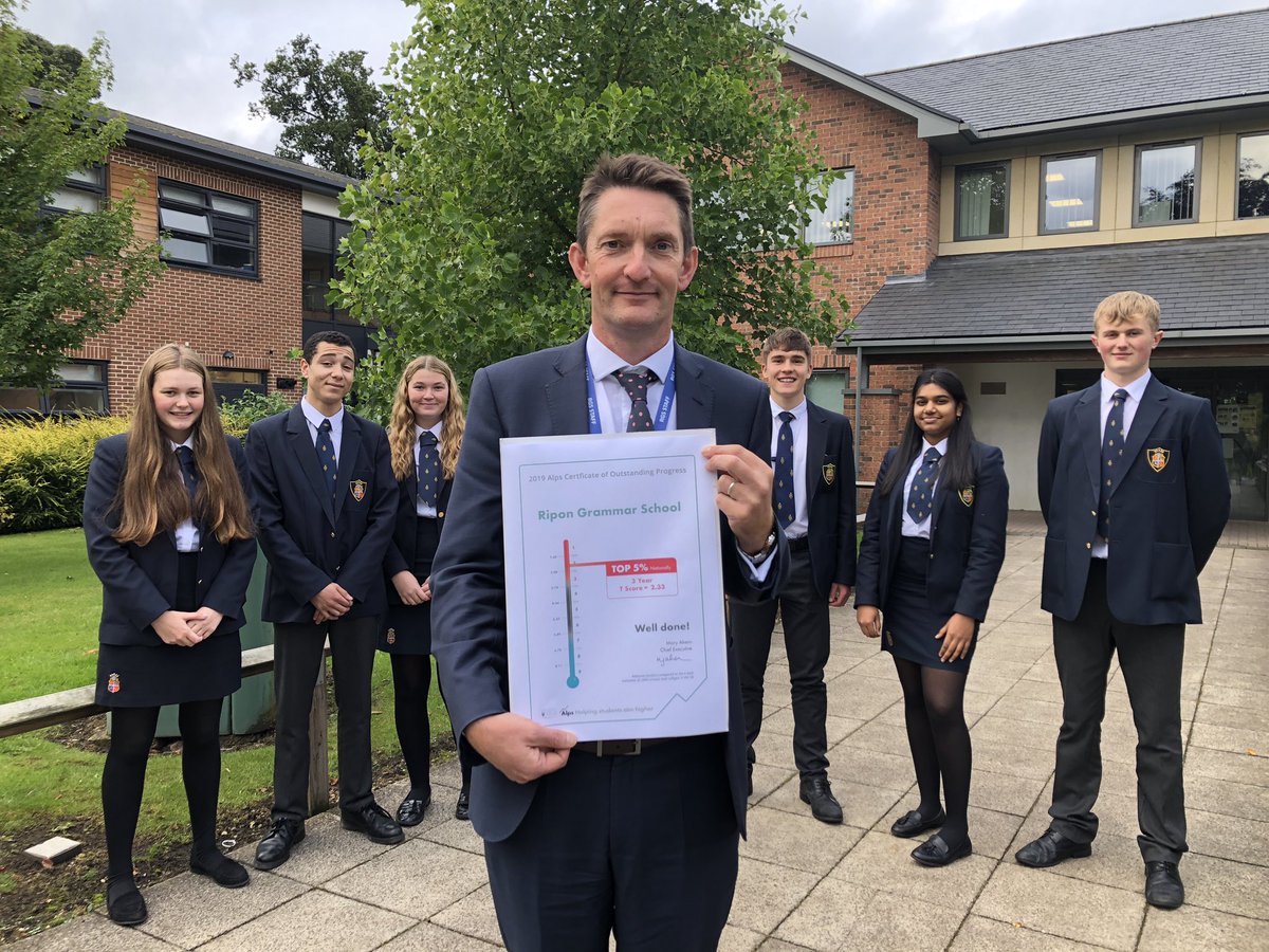 Fantastic news: RGS has been rated in the top 5% of schools nationally for student progress in sixth form 
ripongrammar.co.uk/news/rgs-in-to…
#sixthform #topschools #hardworkpaysoff #iloveboarding