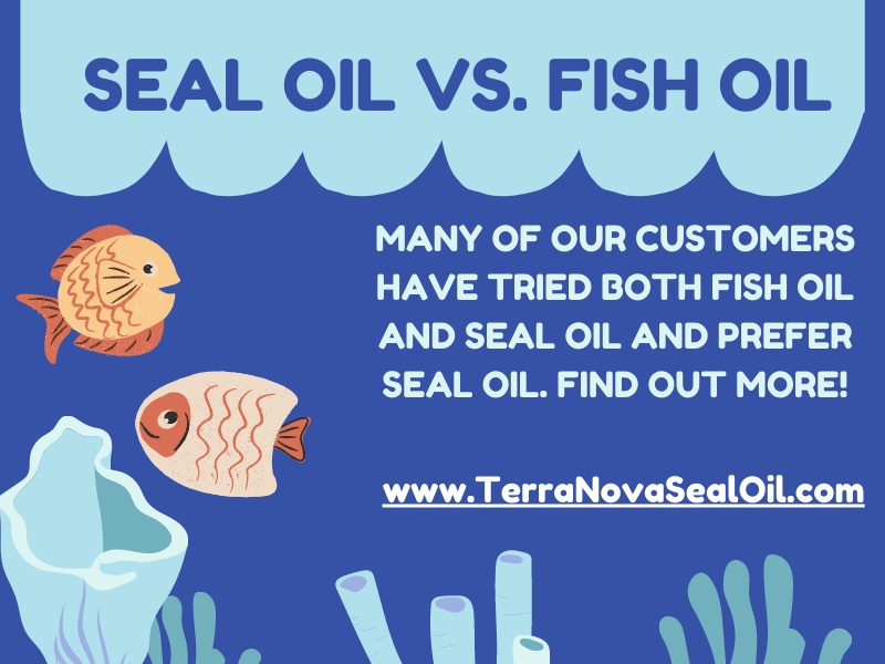 Some customers have had issues with fish oils, yet do not have these issues with Terra Nova Omega-3 Seal Oil, as seals as not fish and thus will have a different reaction. TerraNovaSealOil.com