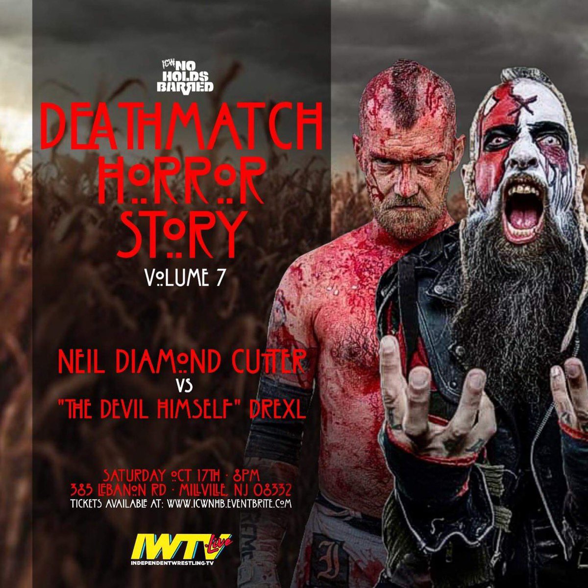 FearlessNeil's tweet photo. All I can say is left a pound of flesh in Wisconsin, then in Florida, looks like Jersey is the next stop @ICWNHB
Let's dance @thedevildrexl
#honeybadgerpride #fearlesstotheend #NDC #deathmatch #wrestling #crazyaf
#nofuckstogive #Violence #Thisistheway https://t.co/FO9FOByqA8