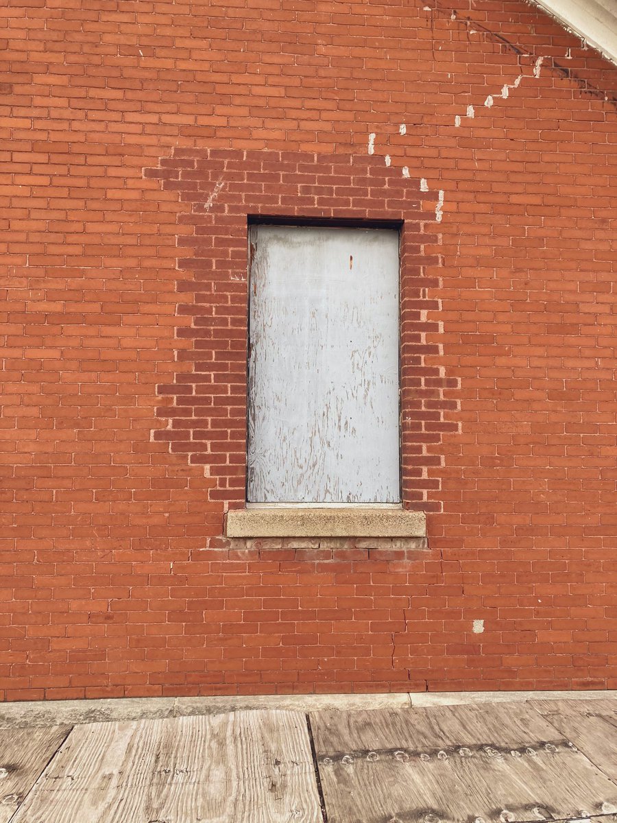 Brickwork repair.