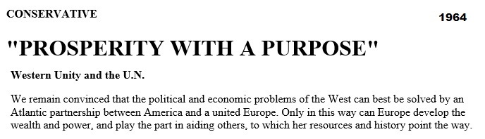 38. When the UK joined the Common Market it was to increase our influence in an Atlantic partnership, and one of the results of a vote to leave was that we would be losing influence and abandoning that possible Atlantic partnership.