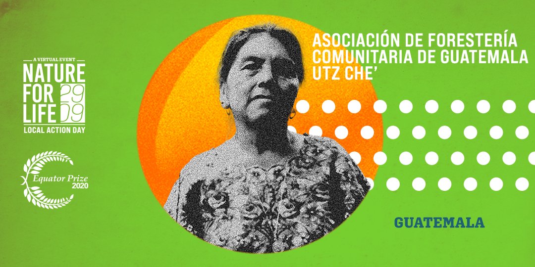 It is an honor to present @utzchgt with the 2020 #EquatorPrize Award for their conservation measures and community empowerment. Tune in to @EquatorInit on TW for the live stream - 9am ET Sept 29 as part of the #NatureForLife Hub!