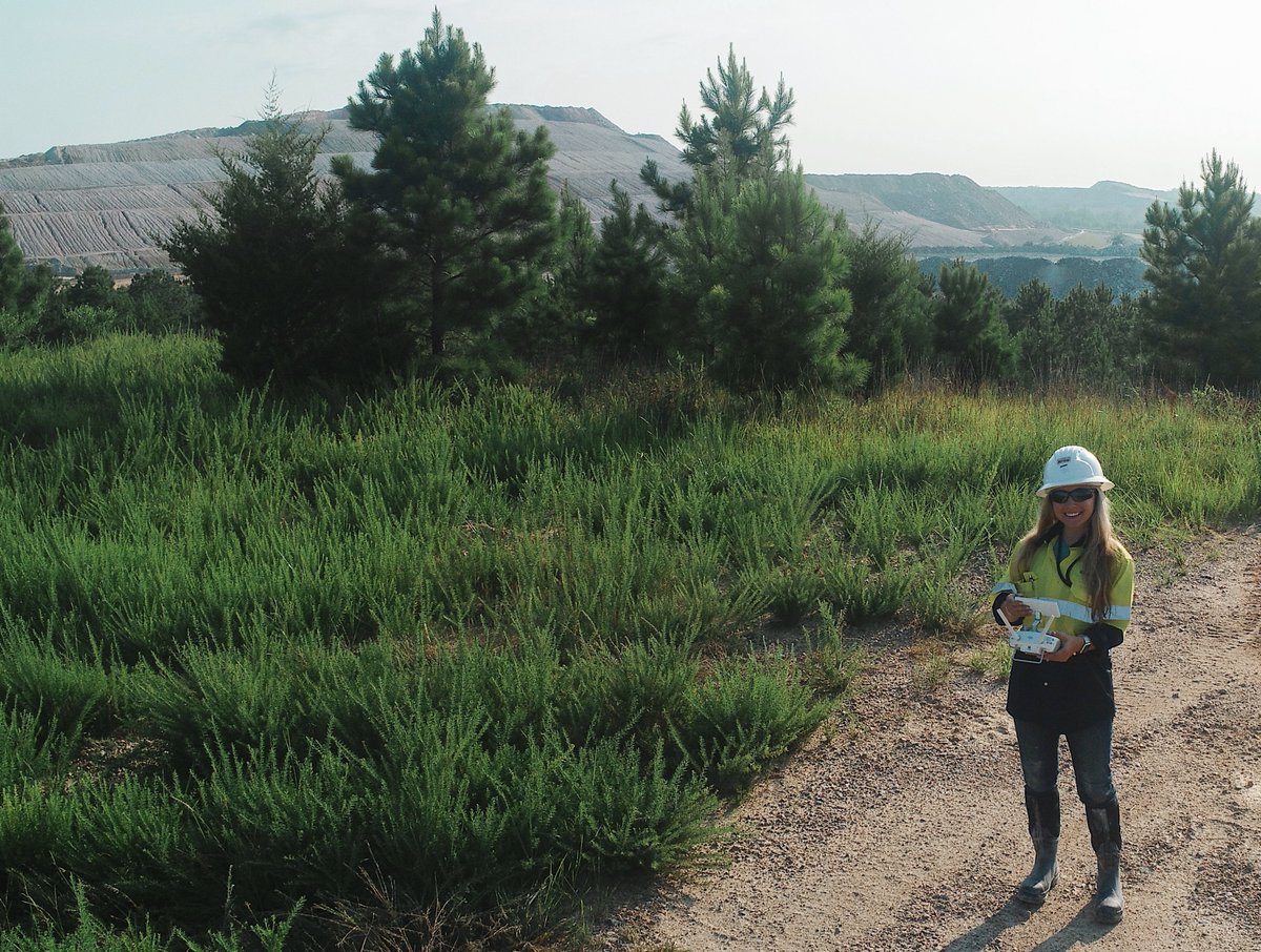 Geology major Marissa Holinka interned this past summer with <a href="/OceanaGold/">OceanaGold Corporation</a> Haile Gold Mines in Kershaw, SC. One of her duties was using drones to better analyze dilution in the mining operation. 
#southdakotamines #southdakotaminesinternships #geology #geologist #collegeinternship