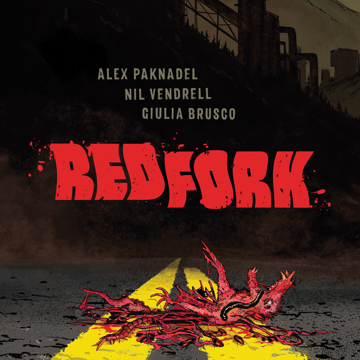 AlexPaknadel's tweet photo. Proud to announce that REDFORK, my Appalachian horror book with @nilvendrell, Giulia Brusco, @ryanwriter and consultant @jamescmaddox is drops November 9 from the mighty @TKOpresents.
Insanely proud of this one. Really hope you check it out. https://t.co/Brp3RzCKhY