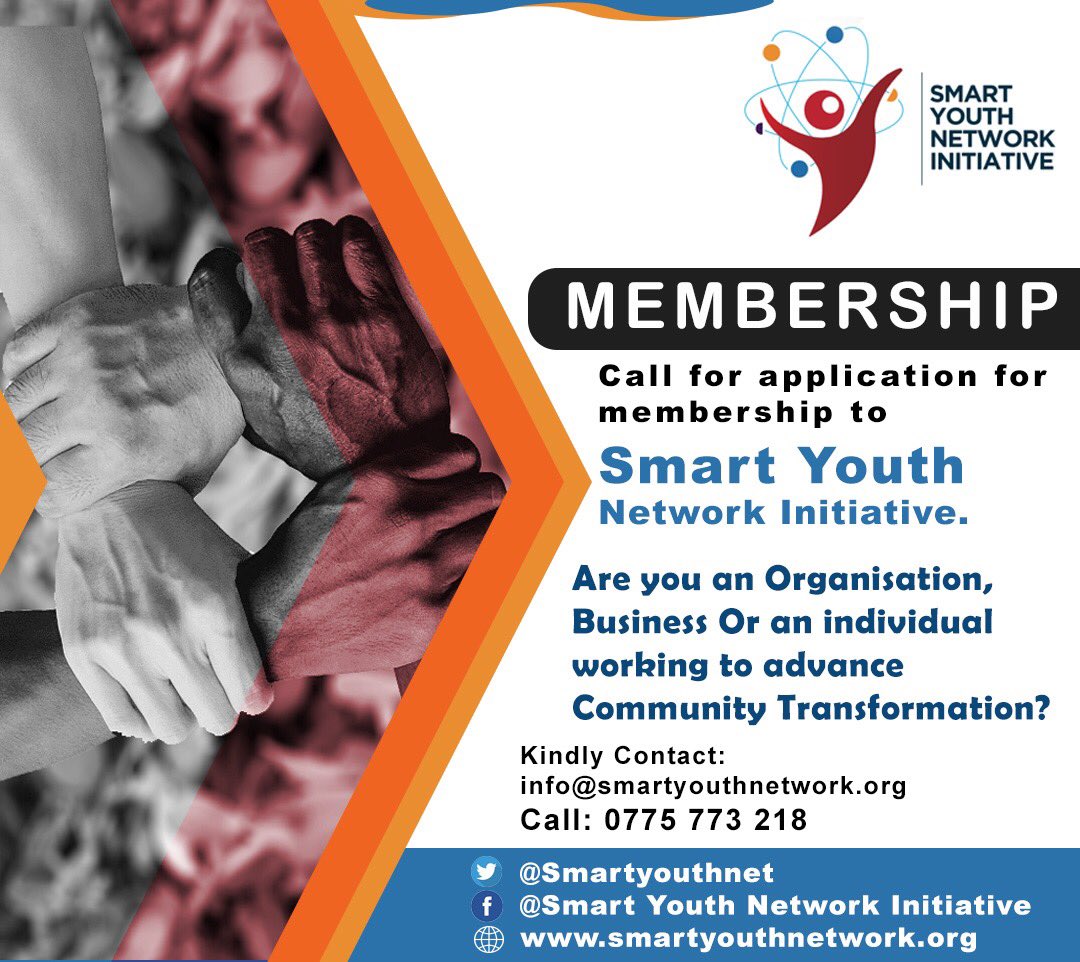 SmartYouthNet's tweet photo. We are hosting a meeting to strengthen Partnership for Youth led organizations and the #UN75 Join Zoom Meeting
https://t.co/XQH5yCdsBS
Meeting ID: 921 7461 5859
Passcode: 845684 #OneMillionSolutions @UNCDFDINU @UNinUganda @ngoforum @WorldBank @BankofUganda @RMalango2015 https://t.co/KTKXrNz4k5