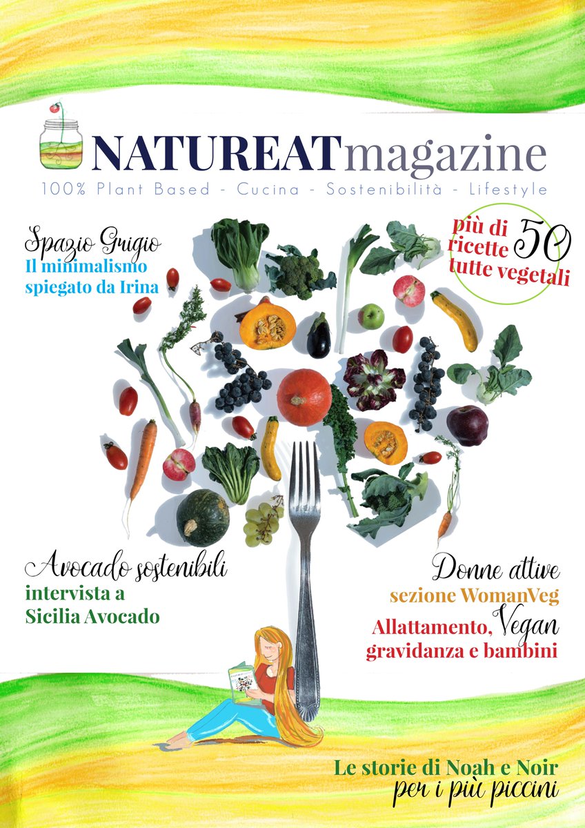 natureatFood's tweet photo. Eccoci qui, finalmente il 𝗡𝗮𝘁𝘂𝗿𝗲𝗮𝘁 𝗠𝗮𝗴𝗮𝘇𝗶𝗻𝗲 è online: la prima rivista digitale con oltre 50 ricette plant-based e tantissimi contenuti vegan!
➡️𝗣𝗲𝗿 𝗮𝗰𝗾𝘂𝗶𝘀𝘁𝗮𝗿𝗲 𝗹𝗮 𝗿𝗶𝘃𝗶𝘀𝘁𝗮 https://t.co/2iUcxLSjDk
#vegan #magazine  #ricette #cucina #Food https://t.co/dGLofzJDID