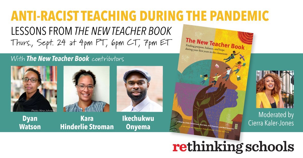 RethinkSchools's tweet photo. Tonight! 4pm PT, 6pm CT, 7pm ET.

https://t.co/0km8Dd0etx https://t.co/xOgeBAe2Jn