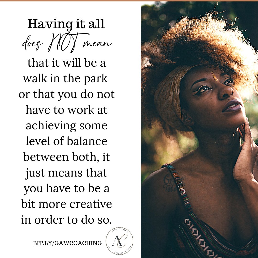 Can you have it all? ABSOLUTELY! The right question is not CAN you have it all, but are you truly "having" what you REALLY want or just keeping busy? Stop filling time with things that do not feed your spirit. It's time YOU focused on YOU! bit.ly/362Fjgr