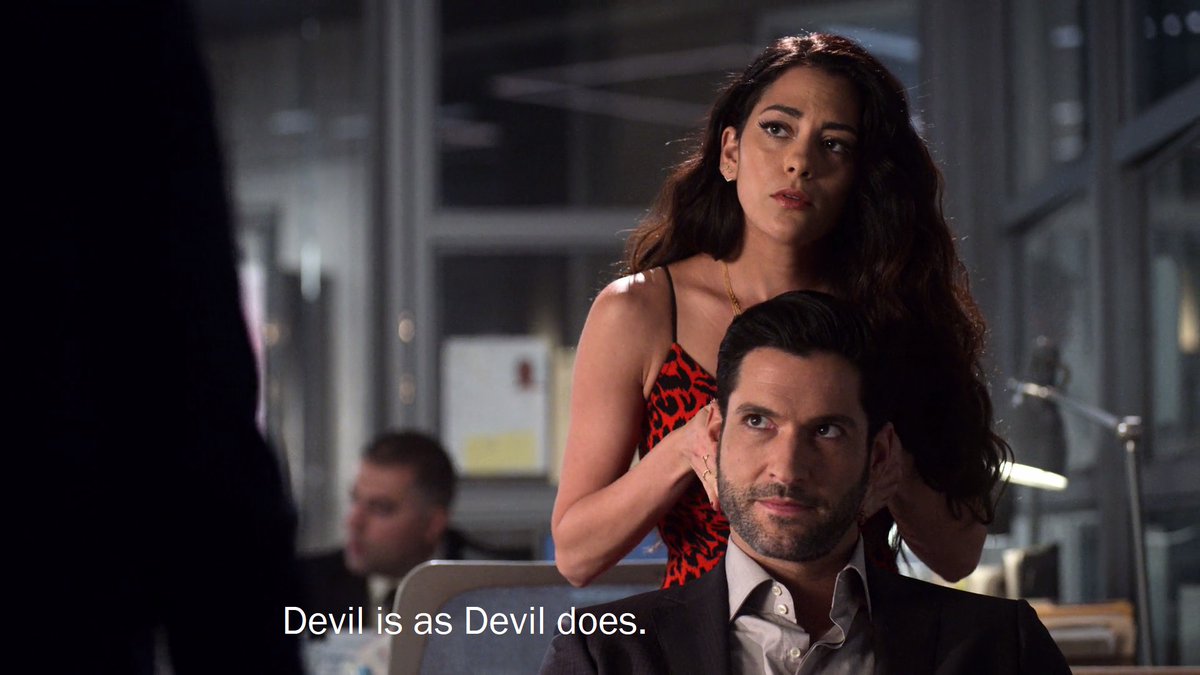  #Lucifer   applies himself to being this version of the Devil, the punisher, until he starts loosing himself in it and crosses lines...15/21