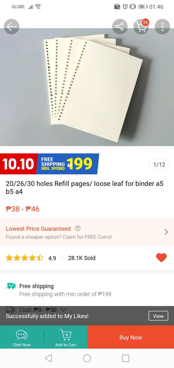 Pretty much the cheapest loose leaf paper option out there... They're nice too, I even use these with fountain pens just fine https://shopee.ph/product/2482355/2050522032?smtt=0.306904736-1600969622.9