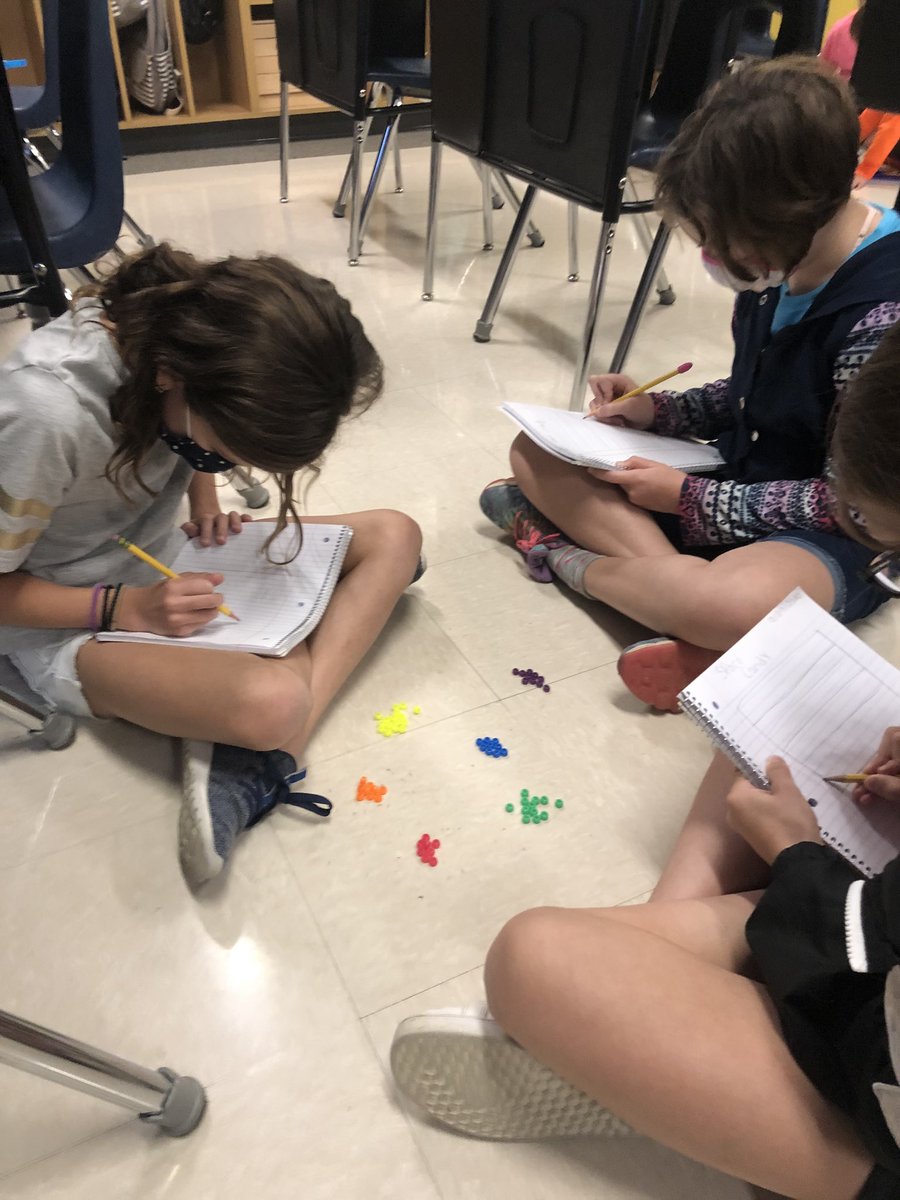 MrsHuberPCSD32's tweet photo. The “space candy” helped us gather data to make our bar graphs. No those are NOT beads! #spacecandyforthewin #pesd32 https://t.co/YHY1titJu5