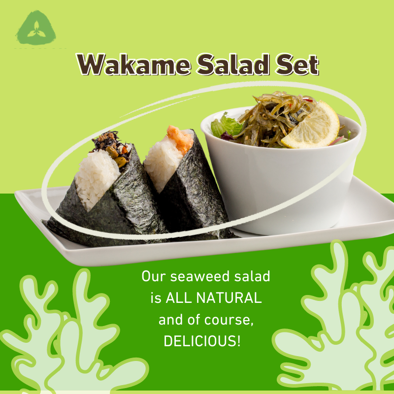 Onigilly's tweet photo. Try our Wakame Salad Set: 2 rice balls of your choice with our ALL NATURAL seaweed salad. Yummy and Healthy!
#onigilly #supportsmallbusinesses #bayareabites #eatlocal #yummy #delicious #lunch #fresh #healthy #handy #quickbite #japanese #onigiri #seaweed #brownrice https://t.co/R56DL0MMlT