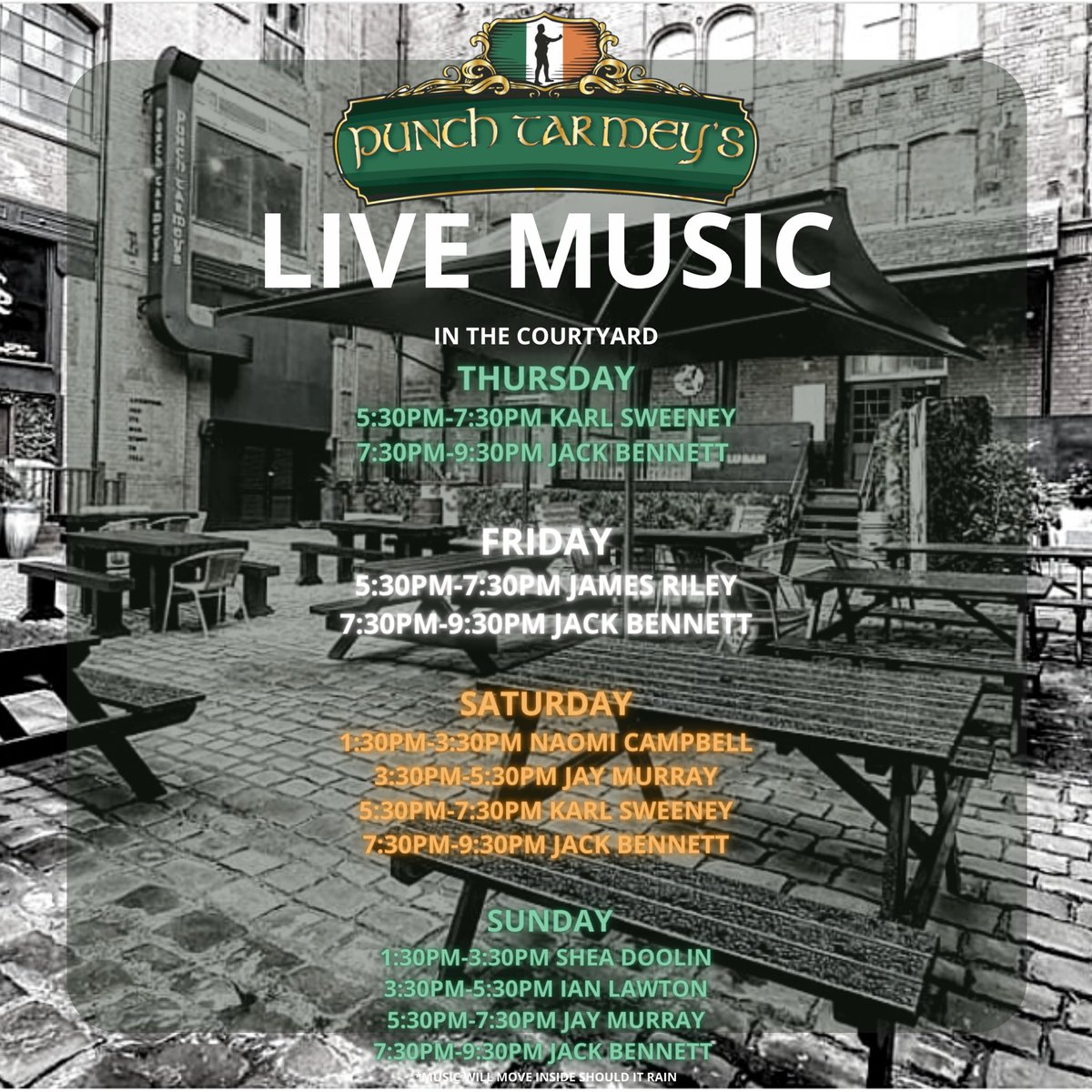 🎵Your weekend line up - Day drinking it is.... - mailchi.mp/115e40004e02/y…