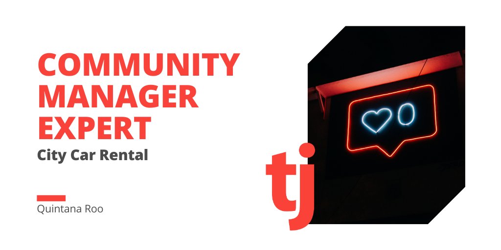 Turijobsmexico's tweet photo. #ofertalaboral 🔎@CityCarRentalMX está en busca de Community manager expert en Quintana Roo, si cuentas con experiencia en el manejo de redes sociales y habilidades de comunicación,  ¡Checa los requisitos e inscríbete aquí! 👉https://t.co/a9Y1RkQ6Sb #empleomexico #vacante https://t.co/84iKTmNn0g