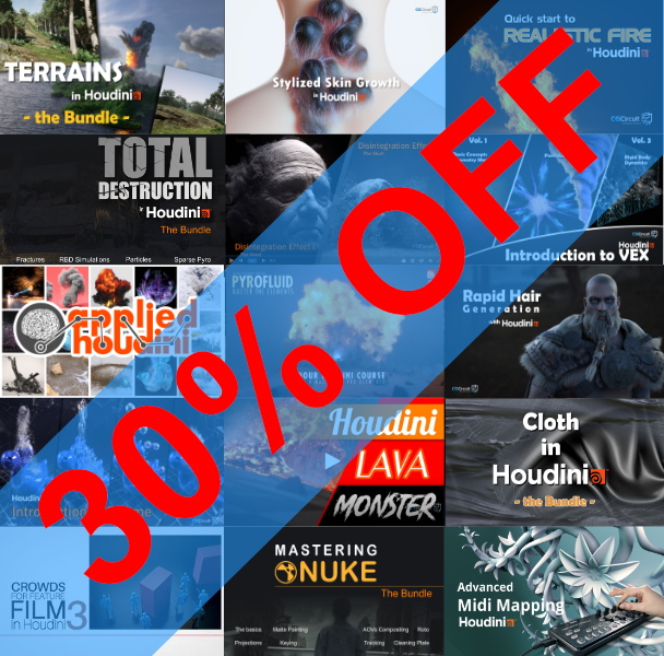 Cgcircuit's tweet photo. September sales on @Cgcircuit! Use the code below to take 30% off your purchase. 
Code: CGCSE30
September 21-30th
https://t.co/M1NjV3F9iv
#vfx #tutorials #motiongraphics #visualeffects #3dartist #gamedev #digitalartist #vfxartist #discounts #cgtutorial #houdinitutorials https://t.co/Gu5sDLLqHi