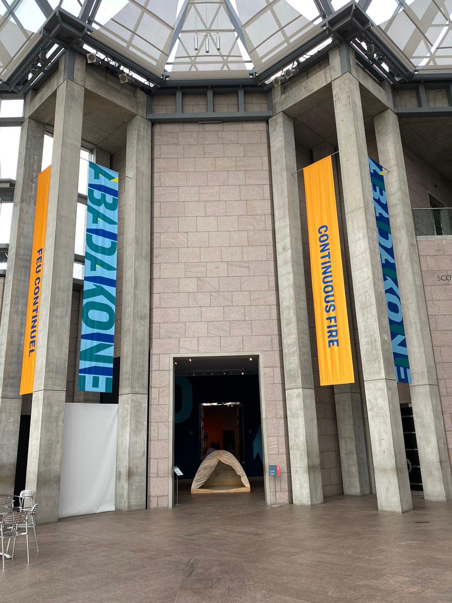 MucaErmal's tweet photo. Great feeling coming back to @NatGalleryCan to visit #Àbadakone #ContinousFire the breathtaking exhibition featuring contemporary #Indigenous artists, building upon #continuity #activation #relatedness. 🙏 @StewartRWheeler & #protocolteam for hosting in such challenging times https://t.co/OqnKaJU6ue