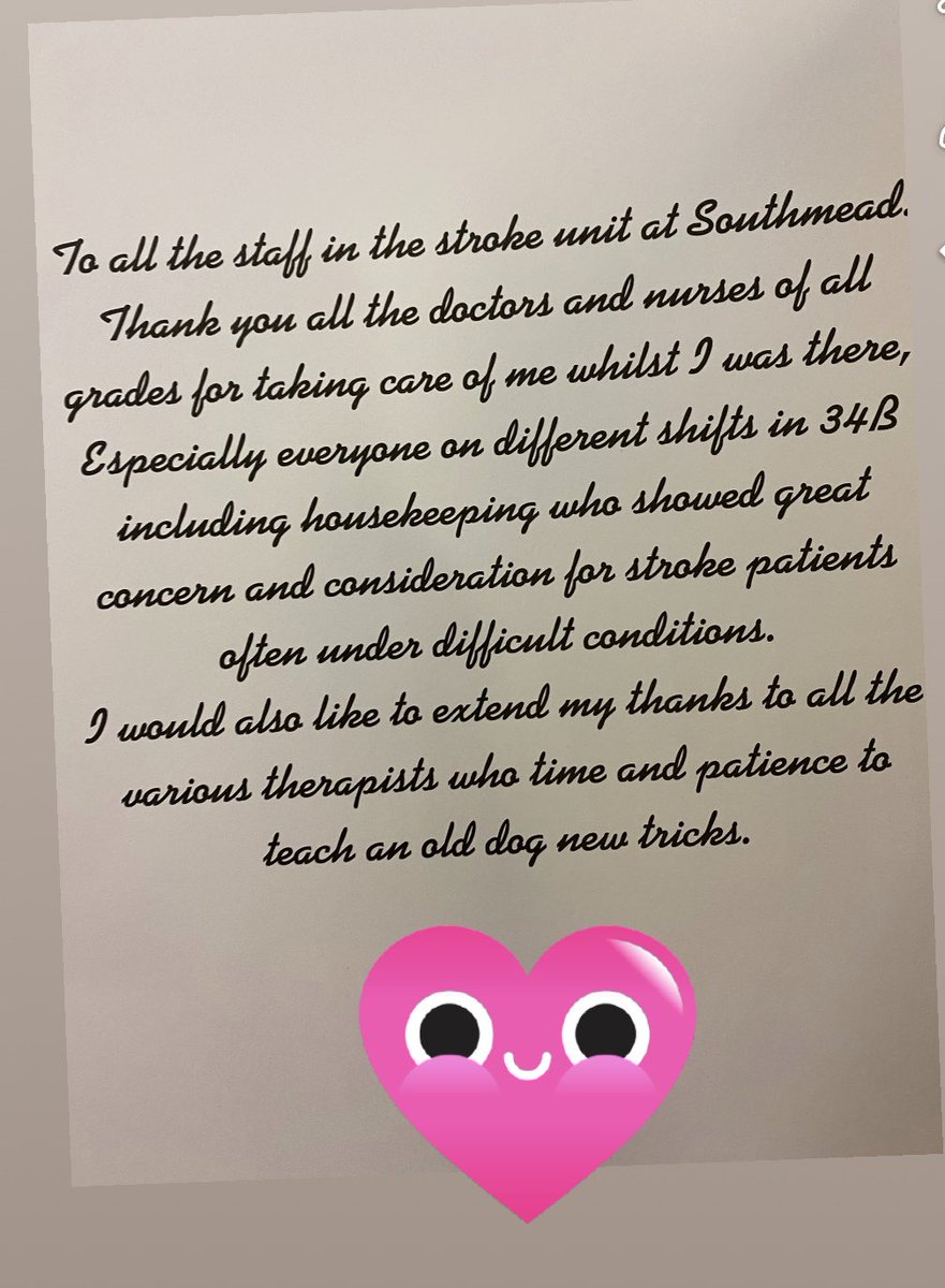 emerlinealbano's tweet photo. Being told that you're appreciated is one of the simplest, yet most incredible things you can ever hear.
Congratulations @TanyaMa93884937 and 
Team 34a 👍🎉 #strokeward #StrokeSurvivor 

#incredibleNMSK 

#nbtproud  #ThankYouThursday 
@MelanieDeWitt2 @MallettSue @LidgettSarah https://t.co/3K3oHvaOaS