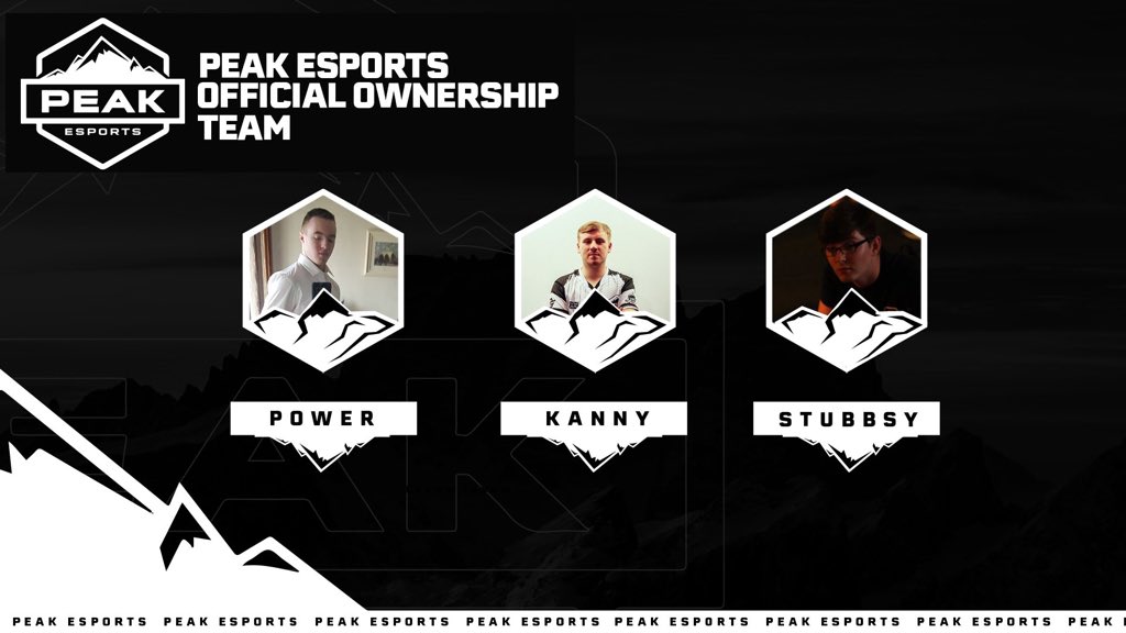 Peak Esports (@peak_home) on Twitter photo ICYMI: <a href="/PowerIRL/">PowersLife</a> & @PeakStubbsy joined forces with @PeakKanny to become the Peak Esports Ownership Team!
We're currently looking for one more investor. Could it be you? ๐ ICYMI: <a href="/PowerIRL/">PowersLife</a> & @PeakStubbsy joined forces with @PeakKanny to become the Peak Esports Ownership Team!
We're currently looking for one more investor. Could it be you? ๐