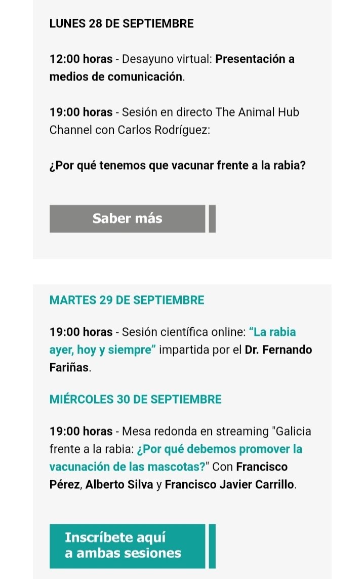 Delegación Vet UCM (@delvetucm) on Twitter photo El lunes 28 de septiembre es el día mundial de la lucha frente a la rabia. Os dejamos las actividades que desde <a href="/MSDAH_es/">MSD Animal Health España</a> se van a realizar. Si necesitáis más información y estáis interesadxs, no dudéis en escribirnos! El lunes 28 de septiembre es el día mundial de la lucha frente a la rabia. Os dejamos las actividades que desde <a href="/MSDAH_es/">MSD Animal Health España</a> se van a realizar. Si necesitáis más información y estáis interesadxs, no dudéis en escribirnos!